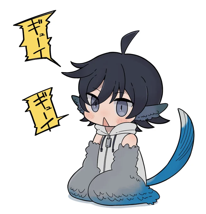 オナガちゃんは声が汚い 