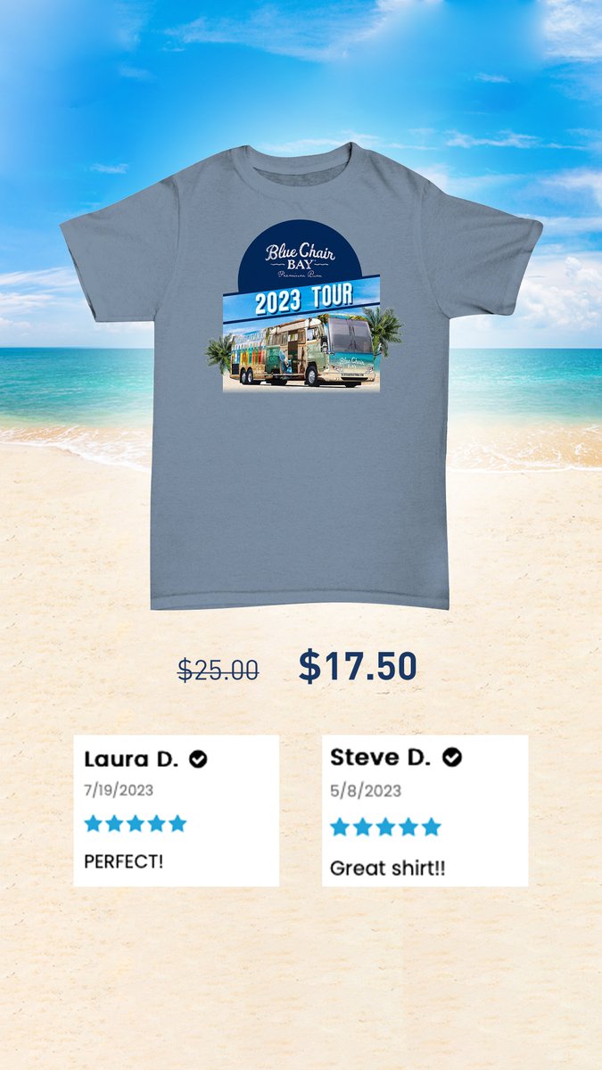 BlueChairBayRum's tweet photo. Are you missing the #IGoBackTour? So are we! Reminisce now with 30% off tour shirts: https://t.co/i89ceQVyBj https://t.co/HZeWIgCIxZ