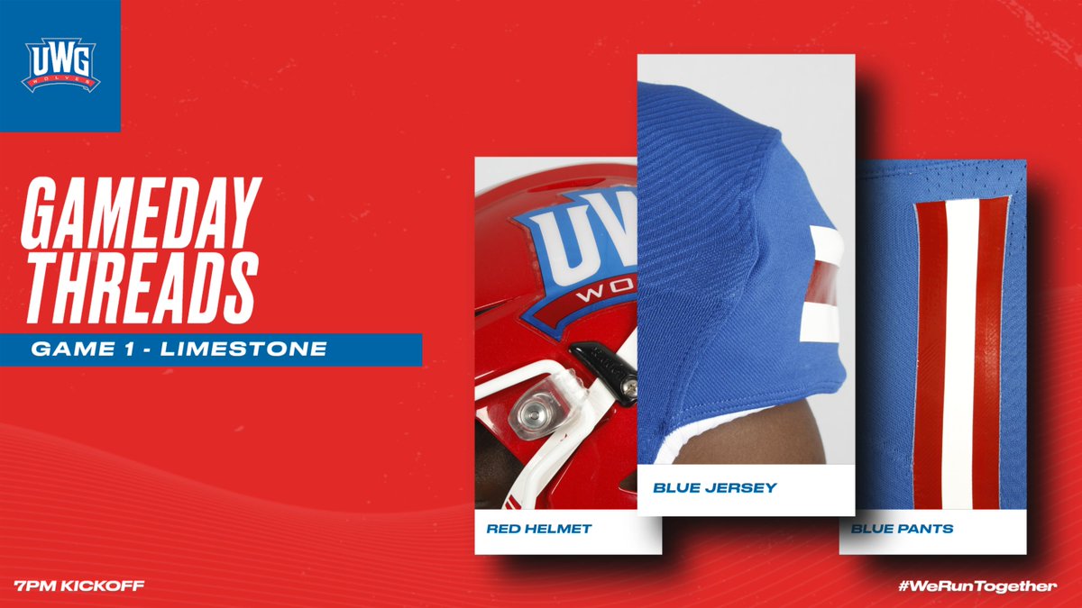 We're going
🔴
🔵
🔵
tomorrow for the opener🐺

#WeRunTogether