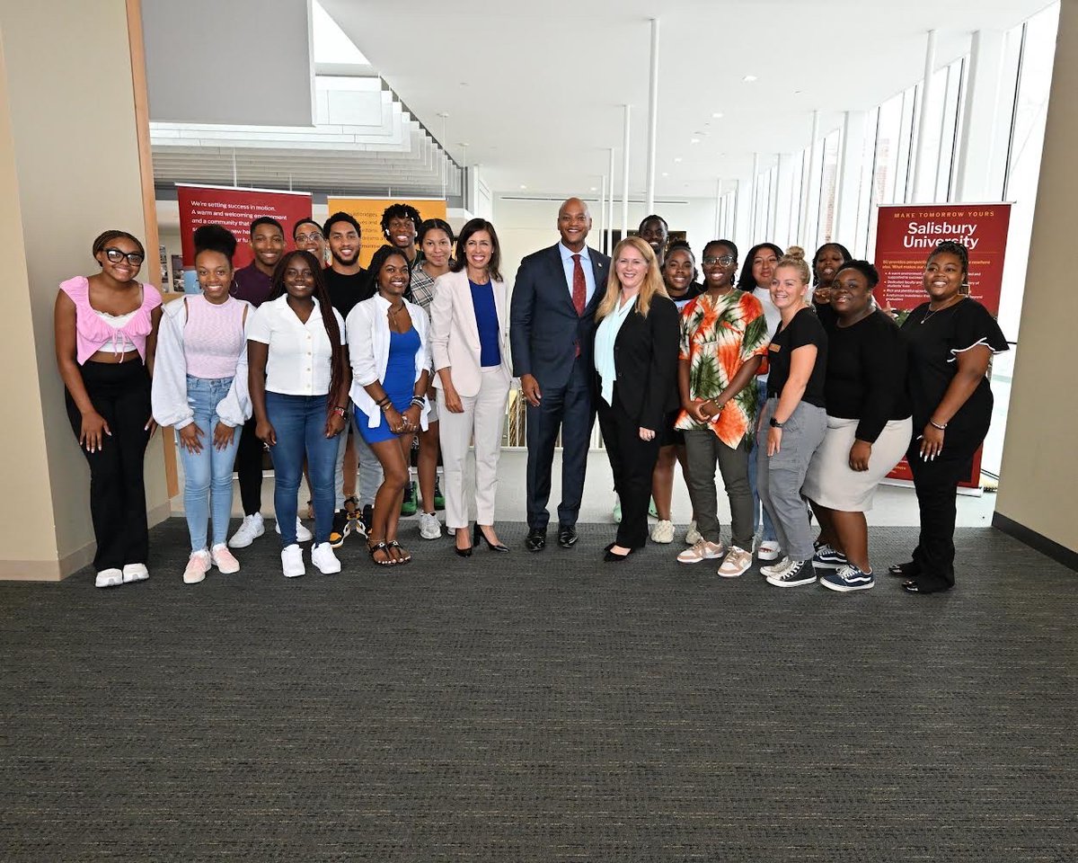 If you want to reach 100% of the country with high-speed broadband you need state and local partners. @GovWesMoore is one of those partners and it was a real treat to join him at @SalisburyU to talk about the FCC’s affordable connectivity program and closing the digital divide.