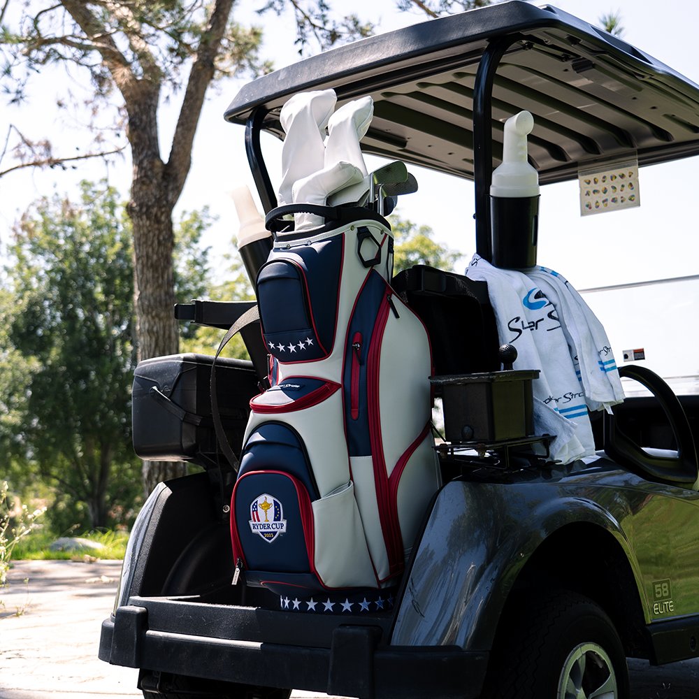 LIMITED EDITION 2023 SuperStroke #RyderCup Stand and Cart Bags are now available for preorder‼️

Grab yours before they're gone 🇺🇸

P.S. They come with a free USA Ryder Cup putter grip too 👀 

superstrokeusa.com/collections/20…