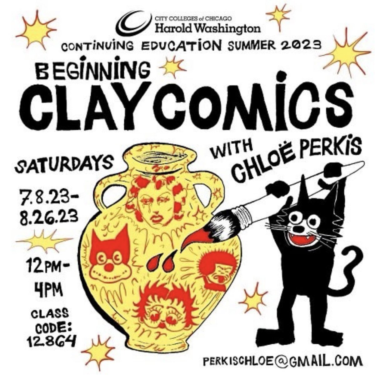 Great Nancy &amp; Sluggo tributes in ads for @chloeperkis ‘s Fall ‘Clay Comics,’ &amp; ‘Ceramics’ classes. If you’re in the Chicago area, check out <a href="/ChloePerkis/">Chloë Perkis</a> ‘s page for sign-up info.
#nancy #nancycomics #erniebushmiller #chloeperkis #ceramics #claycomics #clay #hwcceramics