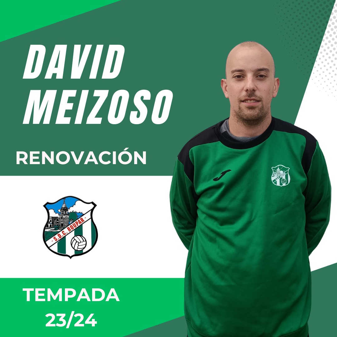 SDCRoupar's tweet photo. 📢 RENOVACIÓN 📢

Comezando coas renovacións de xogadores, hoxe anunciamos para a nova tempada a renovación da "Barredora Meizoso" 🧹 

Pese a que @umutbuulut asegurou que a vindeira tempada será "complicice", súmase ao proxecto desta 23/24 ⚽ https://t.co/0BkS7TY5xB