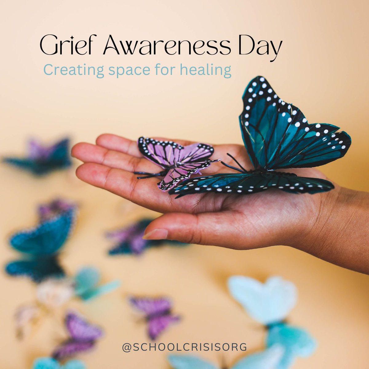 National Grief Awareness Day is a reminder to support those going through loss and to be mindful of our own unique experiences. Visit schoolcrisiscenter.org for more resources.

#grievingstudents #NationalGriefAwarenessDay #SupportingThoseWhoAreGrieving