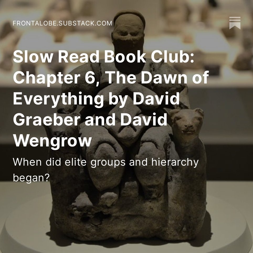 Will #DavidGraeber and #DavidWengrow succeed in finding alternatives to centralised forms of government? Catch up on #TheDawnofEverything frontalobe.substack.com/p/slow-read-bo…