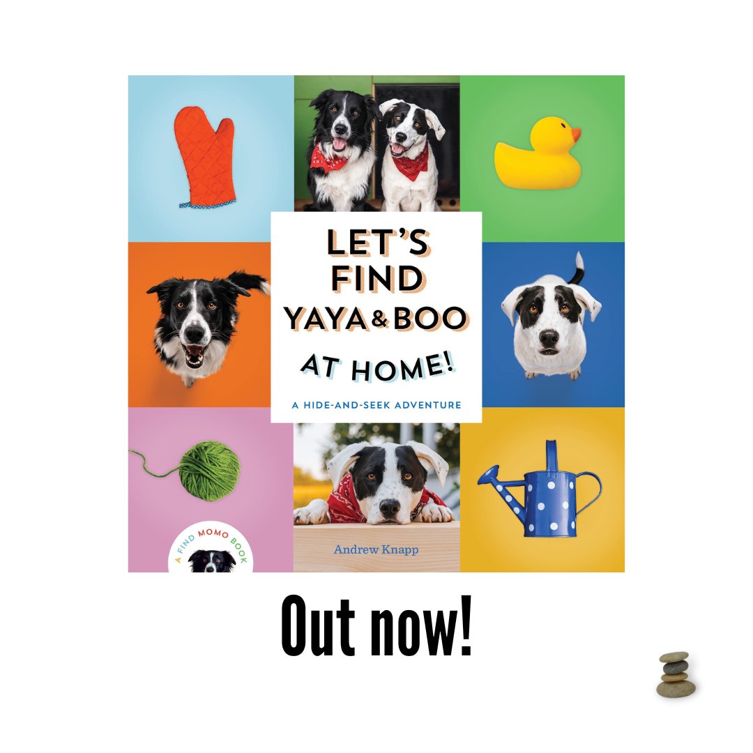 Andrew Knapp's LET'S FIND YAYA &amp; BOO AT HOME! A Hide-and-Seek Adventure is out now, wherever books are sold!