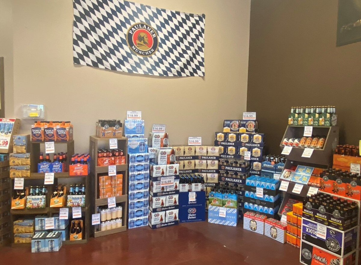Our stores are stacked! It's the best fest - Oktoberfest beers are HERE for a limited time! 

📍 Heritage display