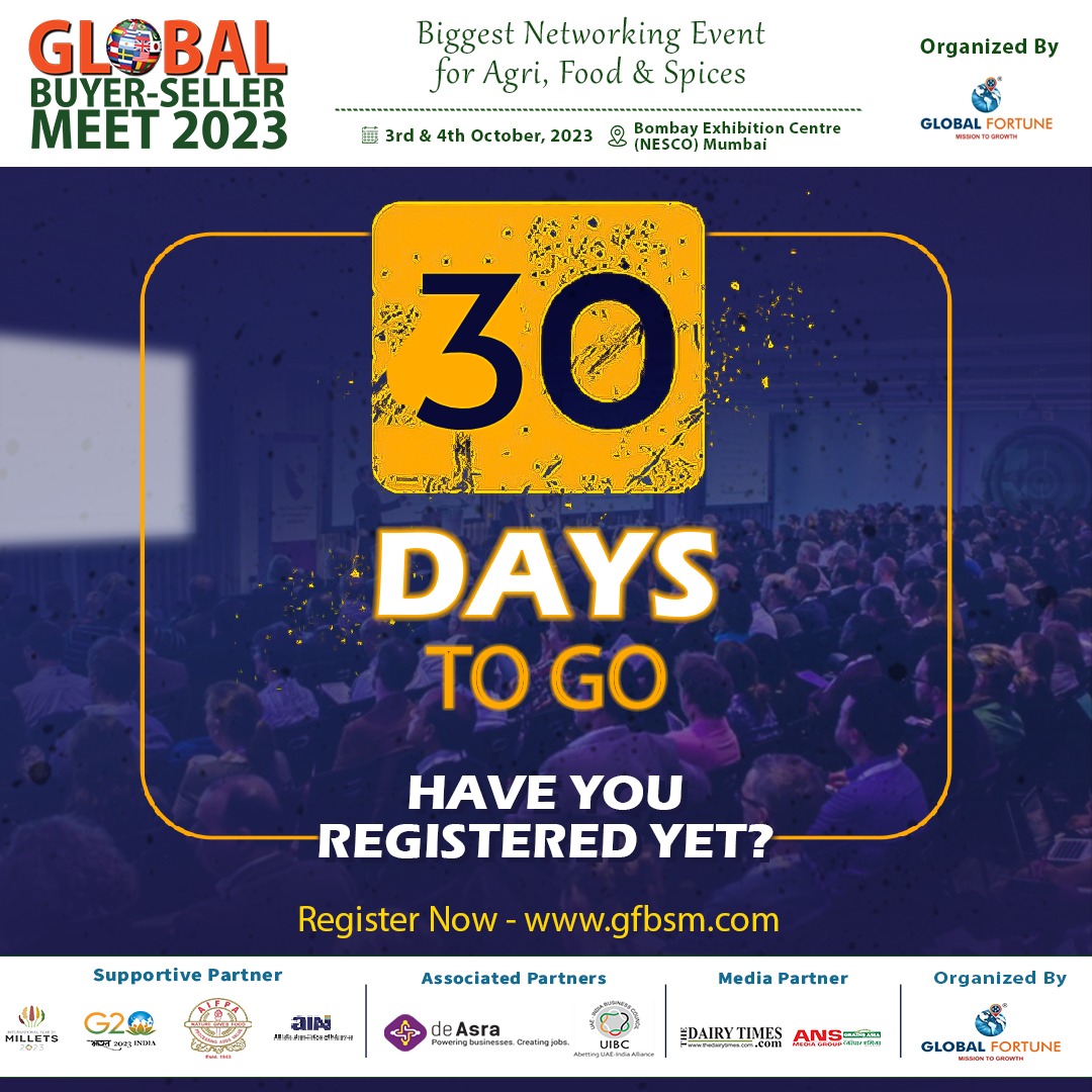 KDSushma's tweet photo. Join GFBSM
Register - https://t.co/iTFBMrKKi4
Take Action
#kdsushma #eximcoach #gfbsm #globalbiyersellermeet #mumbai #agriexport #apeda #dgdt https://t.co/L9pQ9Uop52