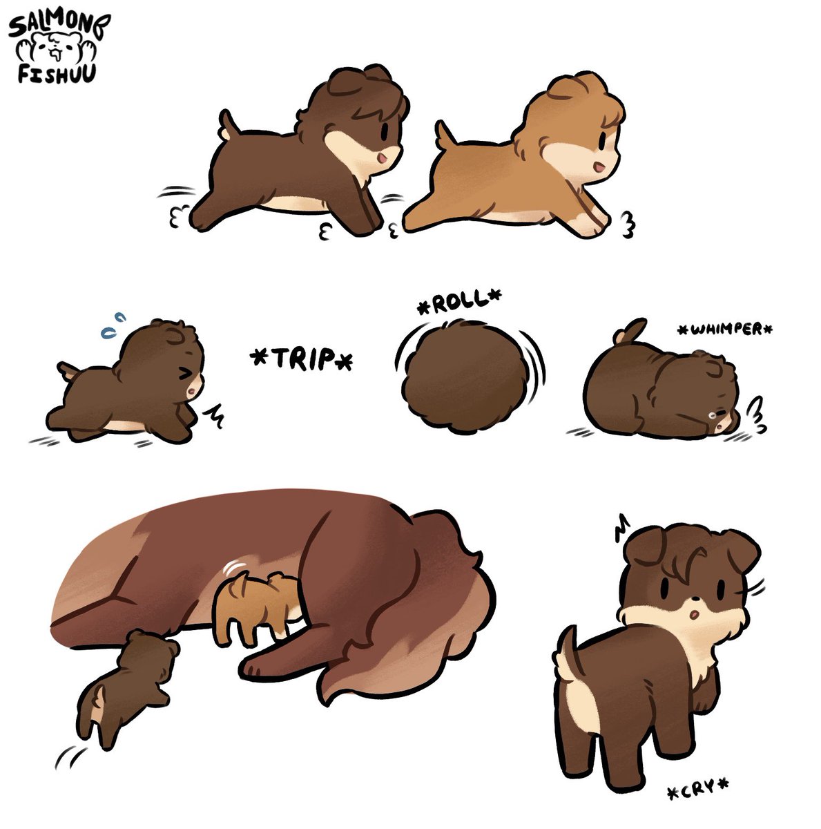 salmonblurb's tweet photo. Bite the Moon (Part 2) Steve, Robin, and Dustin pups!!!
.
.
.
Check out my Patreon if you wanna support me in making this comic and also see early previews to the next parts!! Thank you for all the support! https://t.co/D3Wf1PzYWV