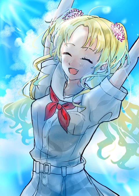 充電完了~! #大沢瑠璃乃生誕祭2023#蓮ノ空美術部 