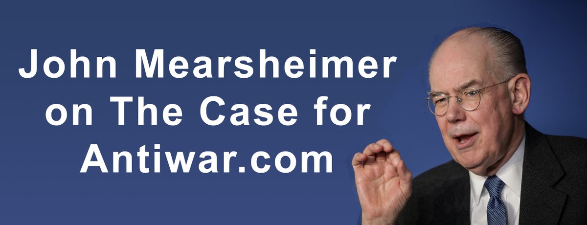 John Mearsheimer on The Case for Antiwar.com
antiwar.com/blog/2023/08/2…