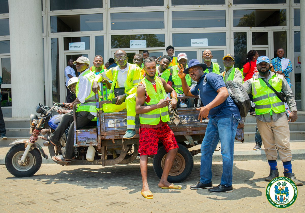 as part of continuing efforts to reduce the city's carbon footprint in the waste sector and make Accra the cleanest city in Africa as promised by H.E <a href="/NAkufoAddo/">Nana Akufo-Addo</a>