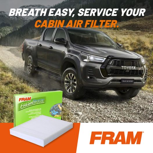 teamfishtv's tweet image. FRAM cabin air filters will give you and your passengers a breath of fresh air by filtering out various contaminants like dust, dirt and pollens from entering the air conditioning system of your vehicle.
#cabinair #pollenfilter #breatheasy #freshbreeze