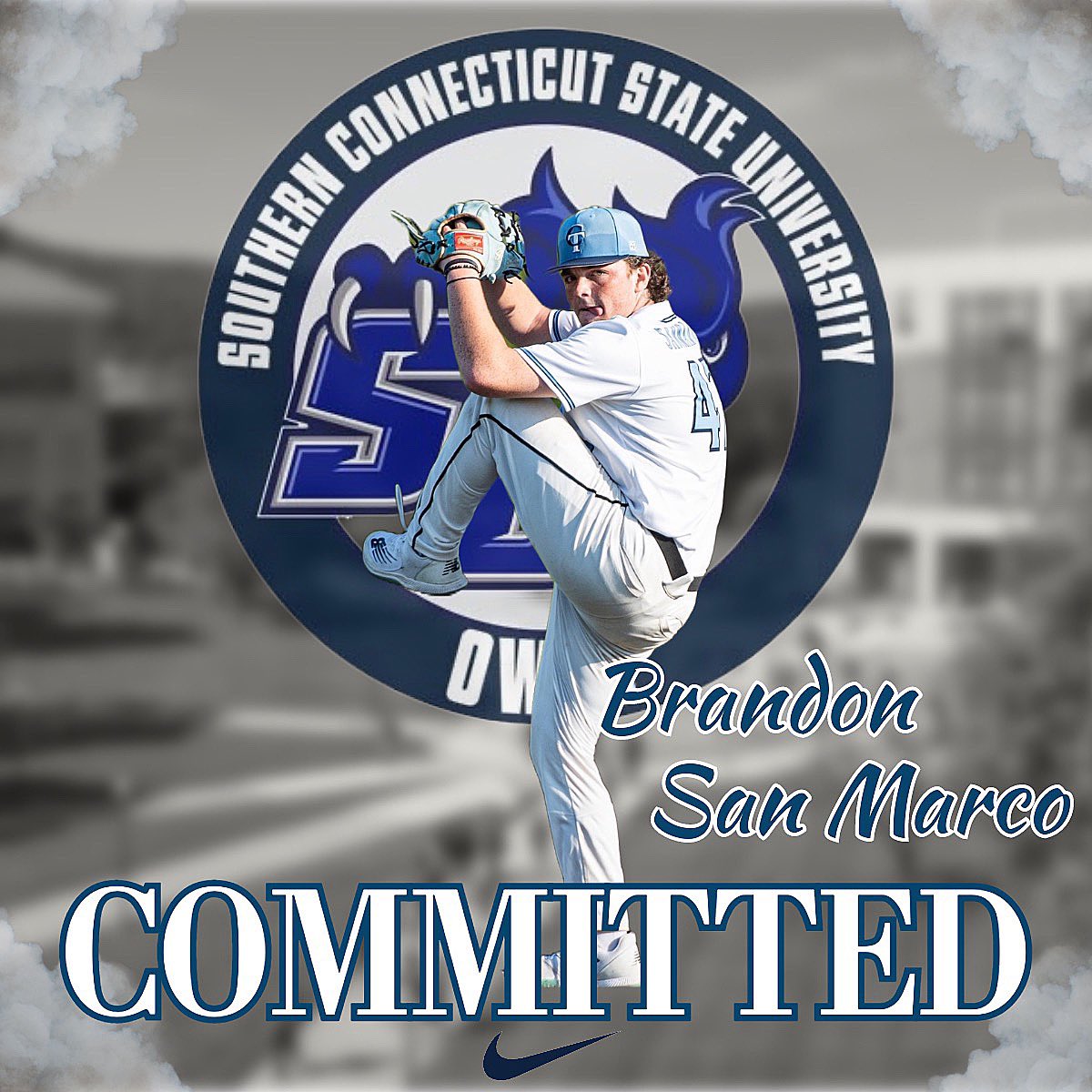 TheCTRage's tweet photo. ‼️Committed‼️

CT Rage wants to congratulate Brandon SanMarco on his commitment to Southern Connecticut State University!

Brandon will be following his dream of playing college baseball while also pursing an academic scholarship for Sports Management. https://t.co/K4plI95Lbv