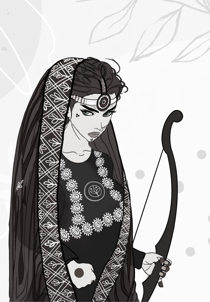 Legend has it that young Pashtun women formed the first line of defence battles as archers. The mehendi, surma, and immaculate attire and jewellery, was symbolic, intended as message to the enemy, conveying readiness to embrace martyrdom.