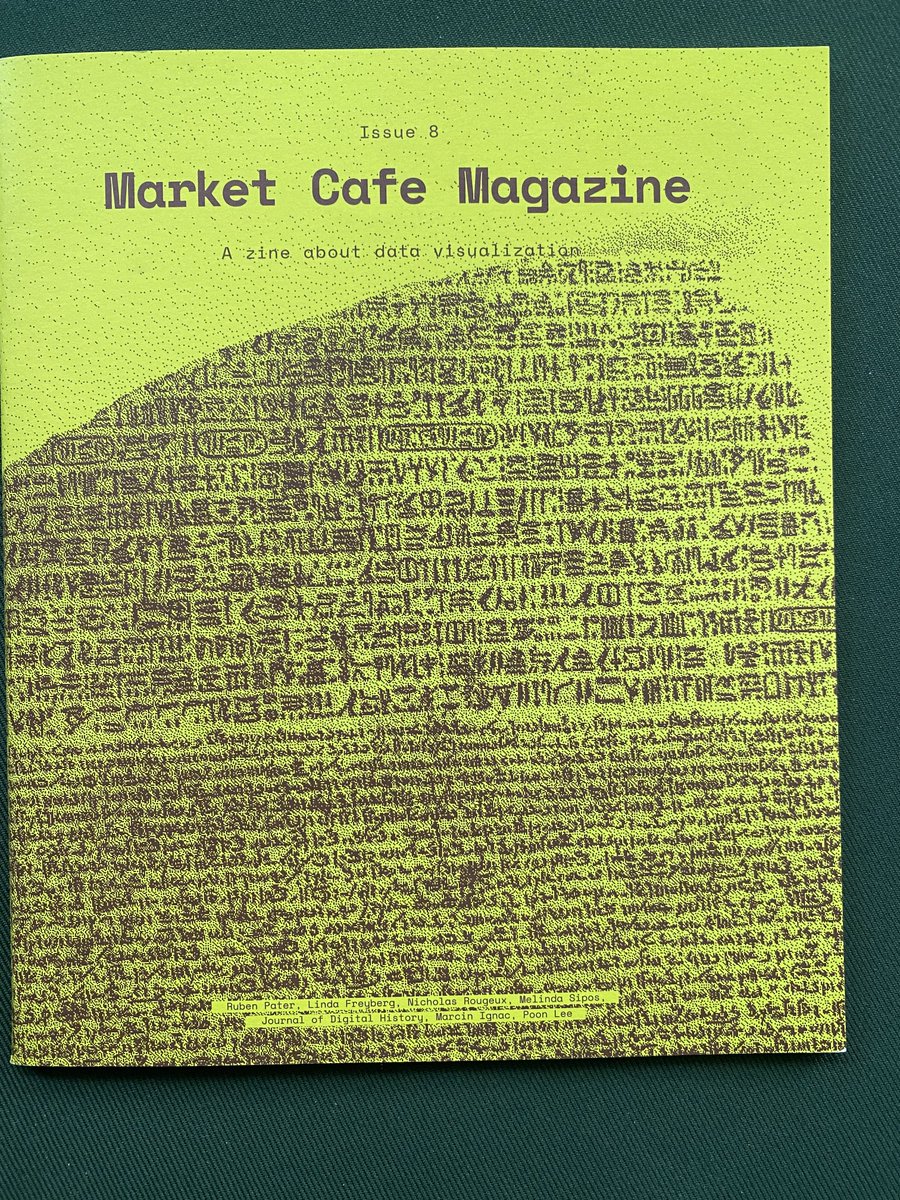 Oh for the sun to shine so I can go outside and read the latest ⁦@marketcafemag⁩ #MarketCafeMagazine and wonder at the #dataviz ☕️📊