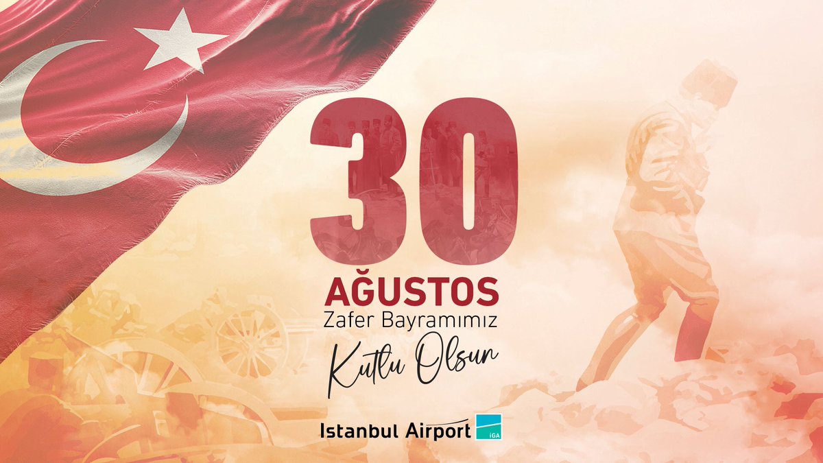 Büyük Zaferimiz 101 yaşında! 🇹🇷   Yaşadığımız toprakları bizlere ilelebet vatan kılan, başta Cumhuriyetimizin kurucusu Gazi Mustafa Kemal Atatürk ve silah arkadaşları olmak üzere tüm şehit ve gazilerimizi rahmet, minnet ve saygıyla anıyorum. Zafer Bayramımız kutlu olsun! 🇹🇷