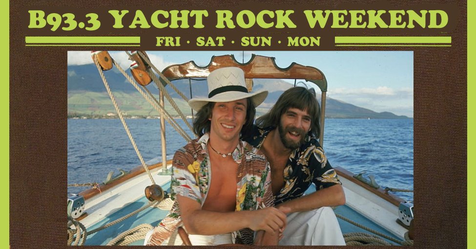 Grab your best friend, electric keys and laid back attitude and climb aboard the yacht! Your favorite yacht rock tunes all weekend long. listen.streamon.fm/wldb