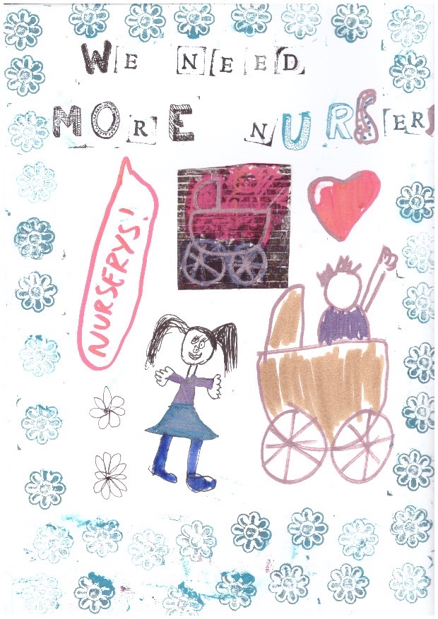 growyourown_ohp's tweet image. A few scans from the zines we made with @assemblagecoll1 at @PEER_UK a few weeks ago.

“We need more nurseries”
“Childcare for all”

Thank you @BishopsgateInst + @ArchivesHackney for kindly letting us photocopy materials for our crafting ✂️ 🎨 ✏️