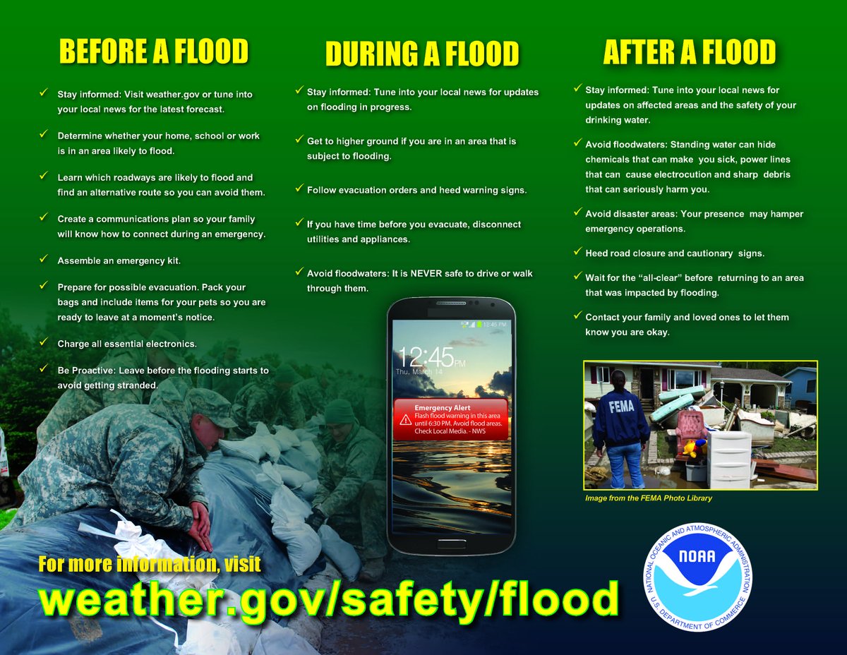 cityofsavannah's tweet photo. Turn Around, Don't Drown®️. Floodwaters after a hurricane or tropical storm can hide hazards and are often deeper than they appear. Stay safe and stay out of flooded areas. #FloodSafety #ReadyGov #FEMA https://t.co/vg7Q8oNuvG