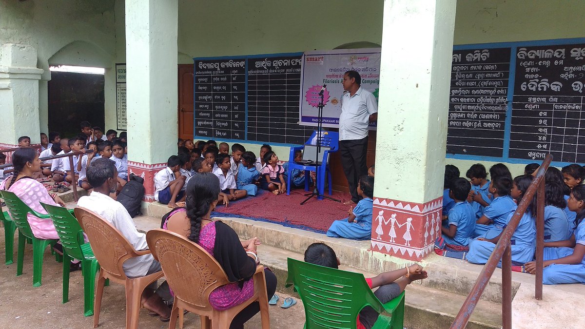 RUpakaar's tweet photo. Narrowcasting- 4                         Filaria Awareness Campaign     At-Nilakantheswar Primary School, Barhatipura, Radio Upakaar 90.4 FM, Dist- Keonjhar, Odisha
#community 
#CommunityRadio 
@RUpakaar https://t.co/bqhhujWtDu