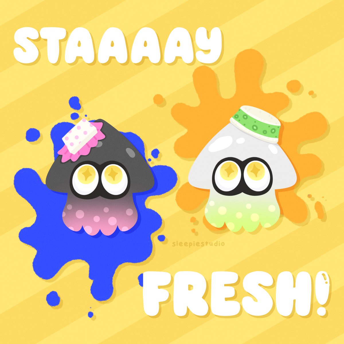 sleepiestudio's tweet photo. splatoon printss🦑🎨

#art #splatoon https://t.co/b8T2nvaSTa