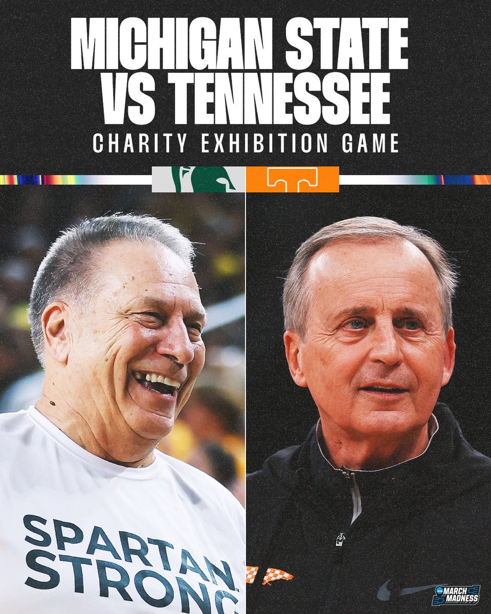 .@MSU_Basketball and @Vol_Hoops will play a charity game on October 29th in Breslin Center 💚🧡 All proceeds from the game will be donated to the Maui Strong Fund 👏