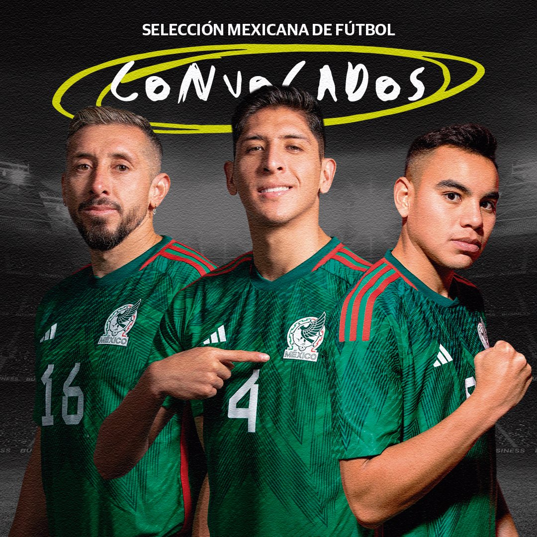 StayPro's tweet photo. Nuestros talentos @HHerreramex, @EdsonAlvarez19 y @CharlyRdz fueron convocados por @miseleccionmx para los partidos 🆚 🇦🇺 / 🇺🇿 

¡Mucho éxito! 👏 

#StayProud 🔥 https://t.co/8maMtPqISg