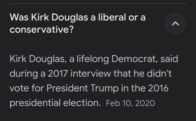 LINYJeepCraze's tweet photo. #Trump posted a letter from #KirkDouglas dated 1988, as he reaches for proof that people like him today… here’s more proof that Kirk Douglas didn’t as Trump became unhinged during his political years. https://t.co/PVNpiQXOOX