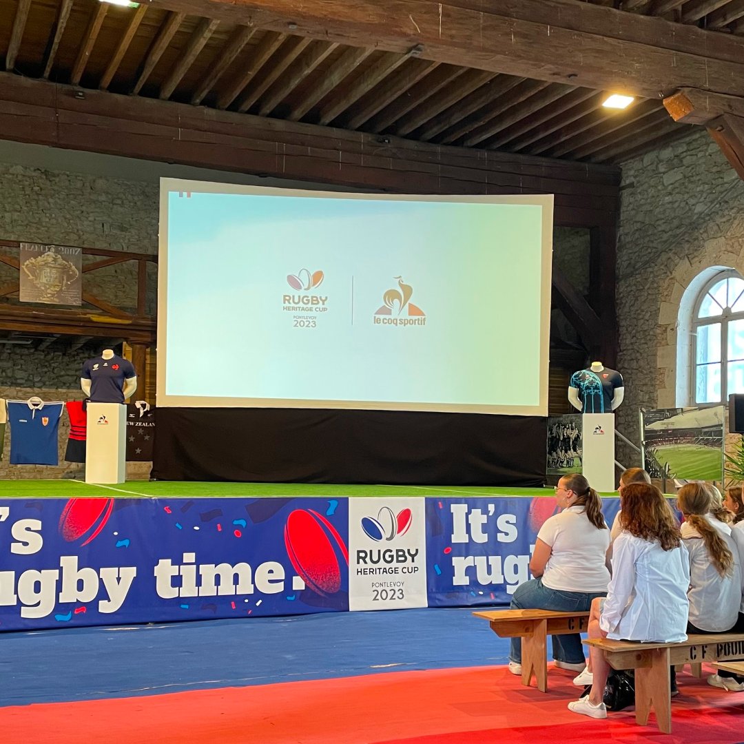 Rugby Heritage Cup Pontlevoy 2023 (@rhc2023) on Twitter photo Remise des maillots par <a href="/lecoqsportif/">le coq sportif</a> ! Fournisseur officiel de l’équipe de France de Pontlevoy ! 🏈🇫🇷 Remise des maillots par <a href="/lecoqsportif/">le coq sportif</a> ! Fournisseur officiel de l’équipe de France de Pontlevoy ! 🏈🇫🇷