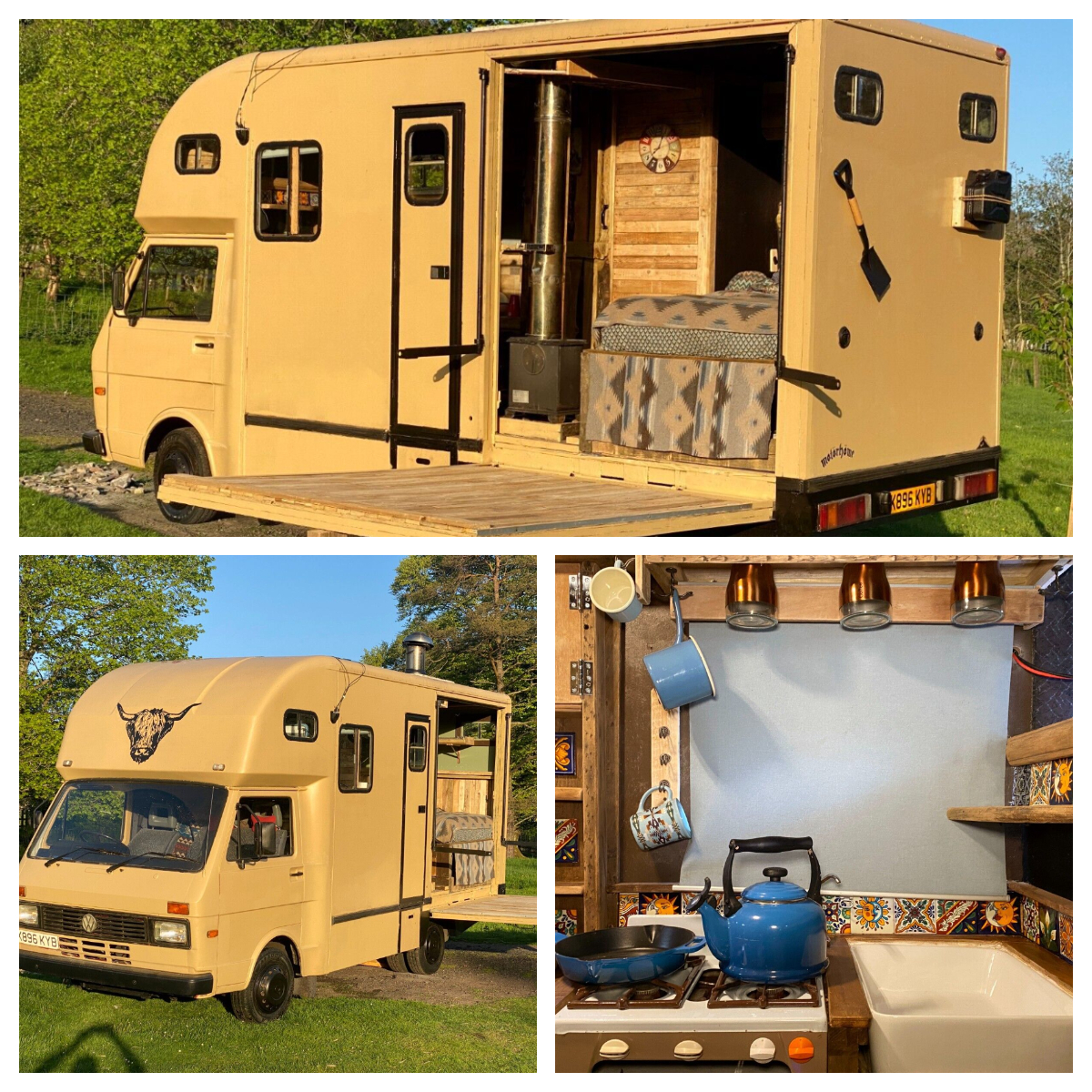 Ad - OFF-GRID “LOG CABIN” STYLE VW LT HORSEBOX WITH DROP DOWN OUTSIDE TERRACE SEATING
On eBay here -->> ow.ly/cozY50PG09g

 #offgridliving #logcabinstyle #horseboxconversion #outdoorliving #tinyhomeonwheels #campervanlife #uniquehome