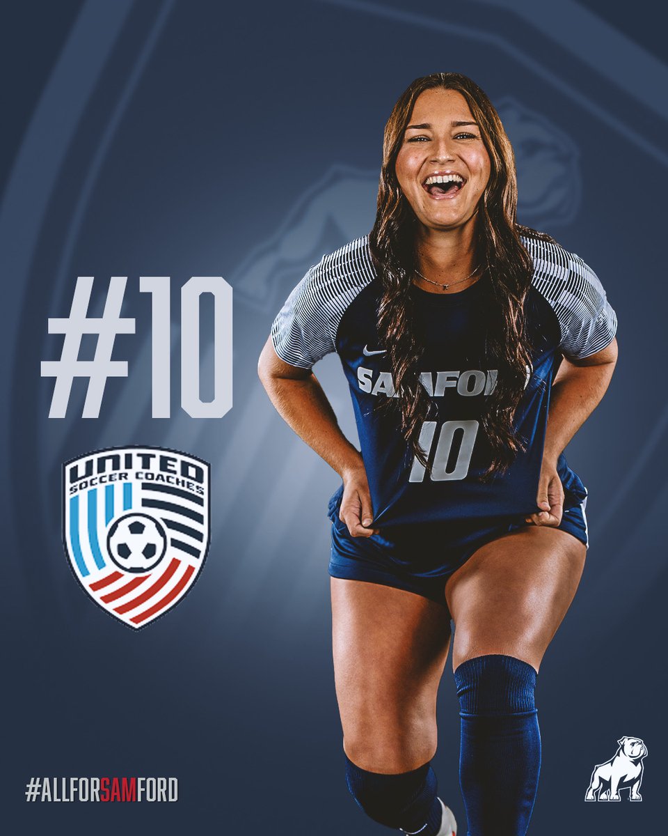 SamfordSoccer's tweet photo. Checking in at #10 in the @UnitedCoaches Southeast Region Rankings 😤 

🔗 https://t.co/KrbvHOgIrB

#DogDynasty | #AllForSAMford https://t.co/uQqvUSjBiq