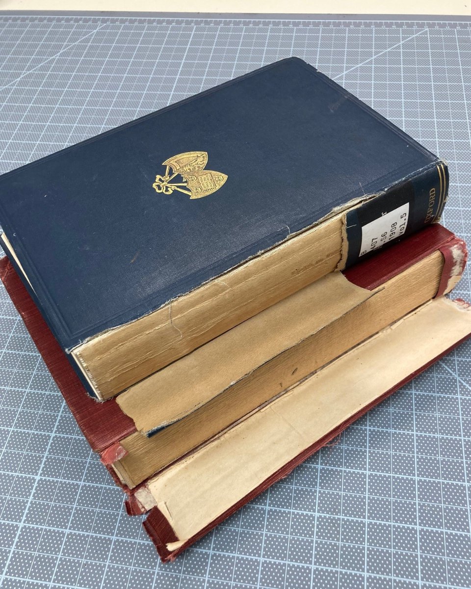 howard_tilton's tweet photo. π Conservation Librarian, Carrie Smith shares how her team tackles maintaining books with broken spines, saying: "One of the most common issues we see with books is a detached cover or spine. Luckily, this is pretty easy to fix!"
#TulaneUniversity #TulaneLibraries https://t.co/uOIR0WqNxe