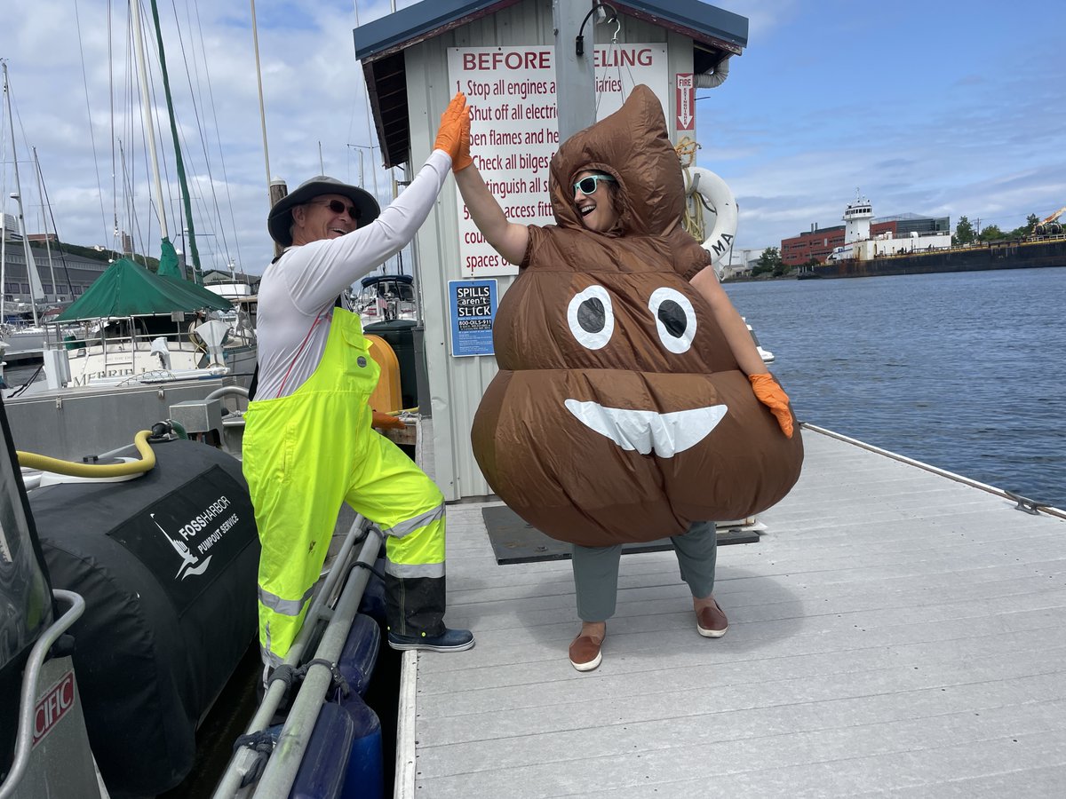 WASeaGrant's tweet photo. Patty the Poo says: “Great work this summer, boaters! Thank you so much for doing your part to keep our waters safe and clean!”
For all #pumpouts resources: https://t.co/SLmnugn8U8
#CleanWaterWA
@WAStatePks
@Parks_WA
@SYCSeattle
@CYCSeattle
@tacomayachtclub https://t.co/CuyE8TiKGu