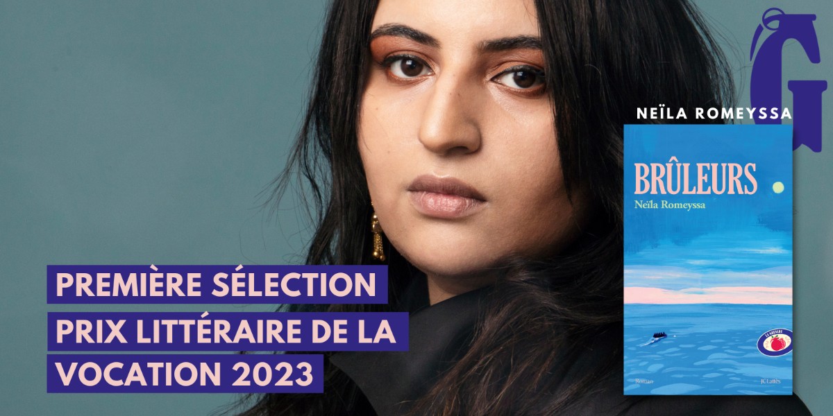 Label_LaGrenade's tweet photo. 👏 Nous sommes heureux de vous annoncer que 𝑩𝒓û𝒍𝒆𝒖𝒓𝒔 de Neïla Romeyssa fait partie de la première sélection du #PrixLittéraireDeLaVocation2023.

👉 Découvrir le livre : https://t.co/uaxe72jsgX https://t.co/kT21Tmzpbx