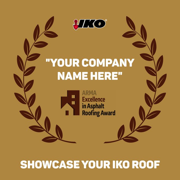 You deserve to be recognized for your outstanding asphalt roofing work! 
The ARMA Excellence in Asphalt Roofing Awards are back, so be sure to submit your best roofing projects!
Submit your projects today: bit.ly/35kqRP4