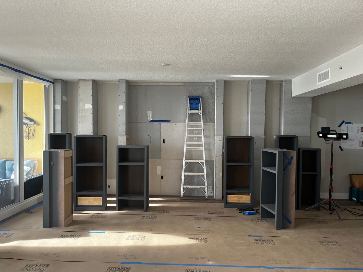 RamosCompanies's tweet photo. Demolition is underway on this spacious penthouse condo renovation in the gated, waterfront community of Laguna at Riviera Dunes. With open water views and a vibrant community, our clients intend to make this their forever home, but it needed an update.

#TheRamosWay #TampaBay https://t.co/prkGkzfcRJ