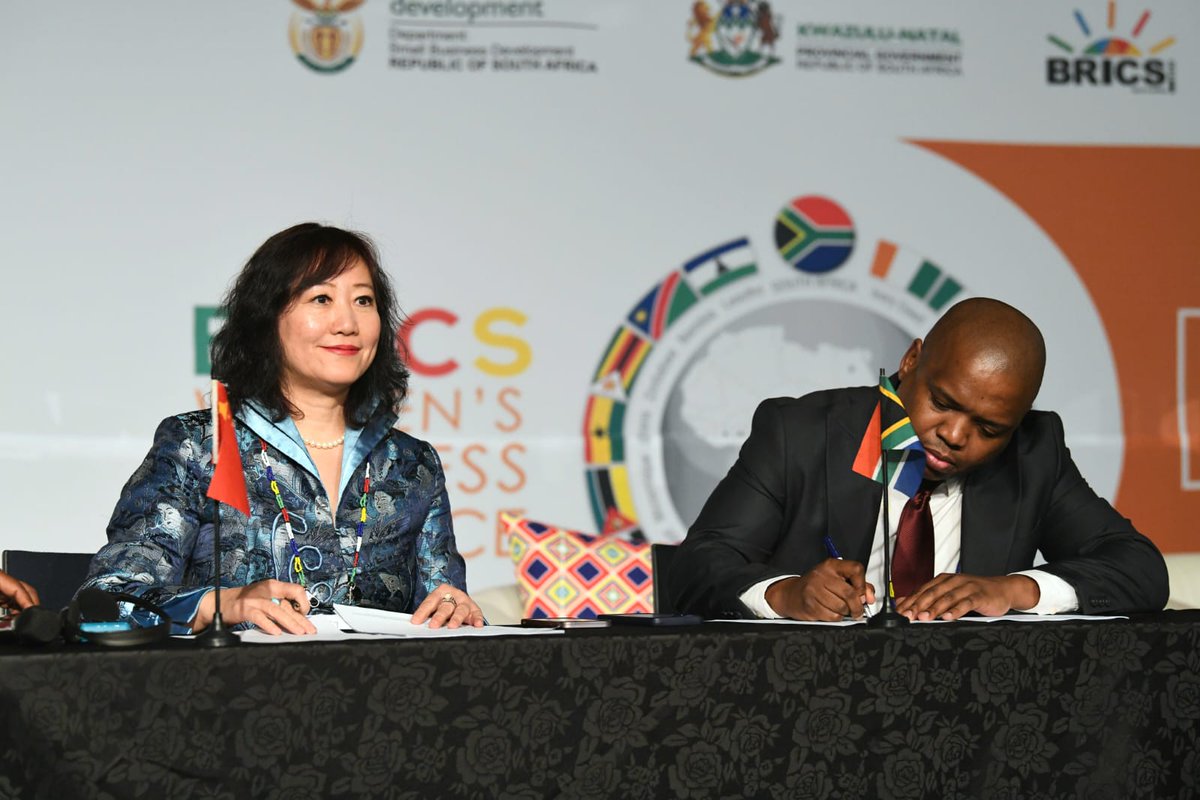 BRICSWBA_SA's tweet photo. The BRICS - Africa WBA Trade Conference concluded with outstanding success on August 21, 2023. 

To learn about all of the highlights from the conference, click the following link: https://t.co/Jttsmta1yN 

#BRICSAfricaWBA2023 #WomenInBusiness https://t.co/hpG8s2BGID