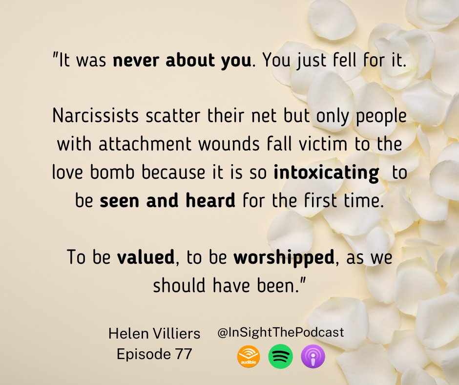 It was never about you. 

#nocontact #narcissisticabuse #psychotherapy #podcast #narcissism #emotionalabuse #narcissisticparent #healingfromabuse