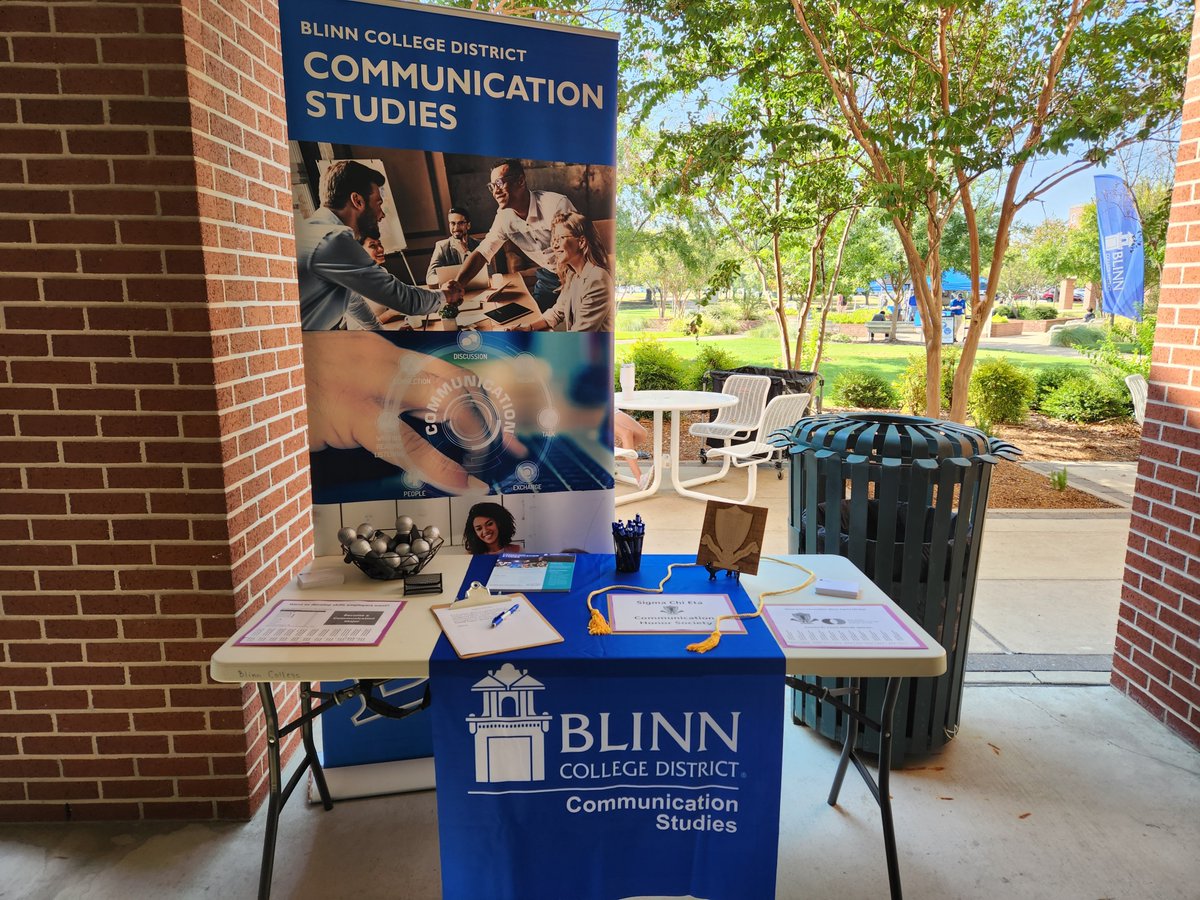 If you're on the Bryan campus today, come to the Welcome Back Bash, grab a free burger, and stop by our table and learn more about the Communication Studies major and Sigma Chi Eta!