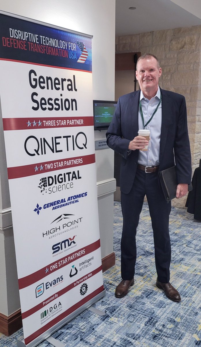 Kicking off Day 1 of #DTDTUSA with a coffee and a keynote address from General James E. Rainey, Commanding General, U.S. Army Futures Command.