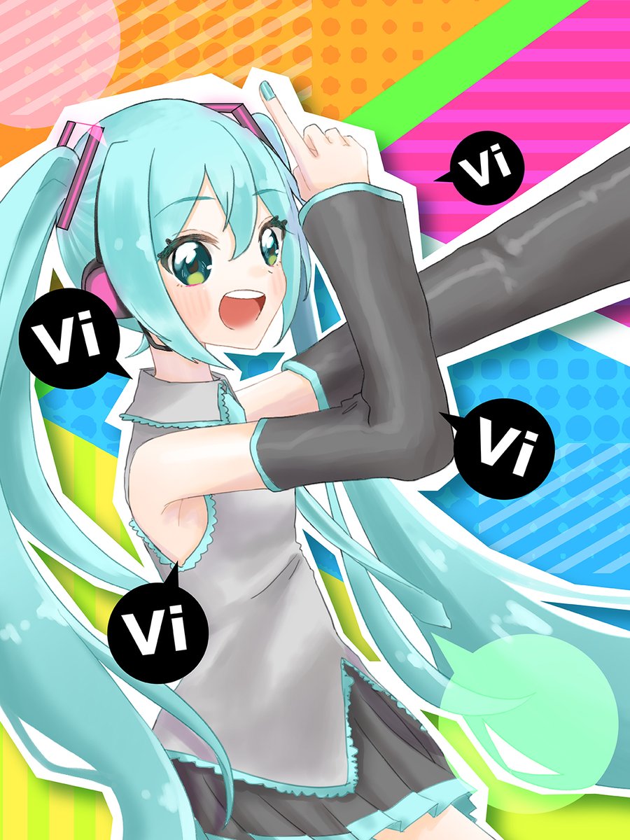tsuguri_77gj9's tweet photo. kazmさんの企画で2013年ビバハピ描かせていただきました～～～！ミクしか勝たん！！！

#初音ミク16th #初音ミク誕生祭2023 https://t.co/Hu6l9yHH1q