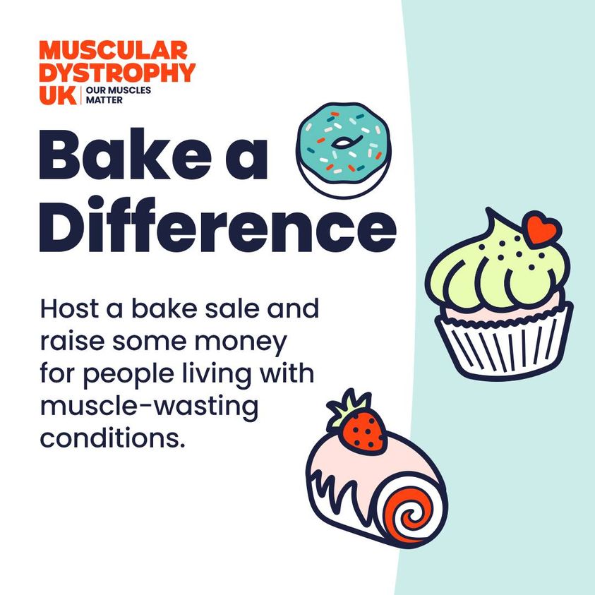 lalajodielala's tweet photo. Hi everyone, @MDUK_News are starting to get prepped up for this year's #Bakeadifference!🎂Gather friends, family or colleagues for a good #blether & #cake🍰What is your favourite? We'd love to hear! Register TODAY 👇
https://t.co/DFPvDYtaQF #togetherwearestronger #musclesmatter💪 https://t.co/eSJ48JhrAk