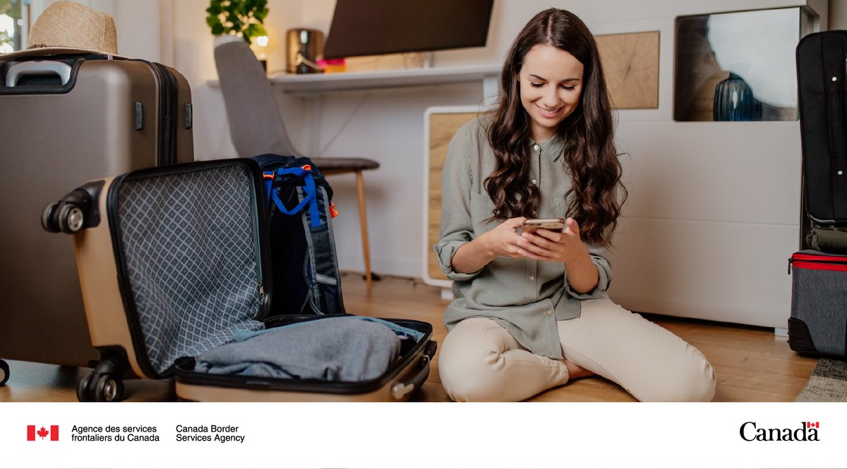 FrontiereCan's tweet photo. Vous partez pour la longue fin de semaine? Gagnez du temps à l’aéroport et faites vos déclarations de douane jusqu'à 72 heures avant votre arrivée. Les voyageurs qui remplissent leur déclaration à l'avance peuvent emprunter des voies express!
https://t.co/87sCMFie37 https://t.co/JIwLcIhyt8