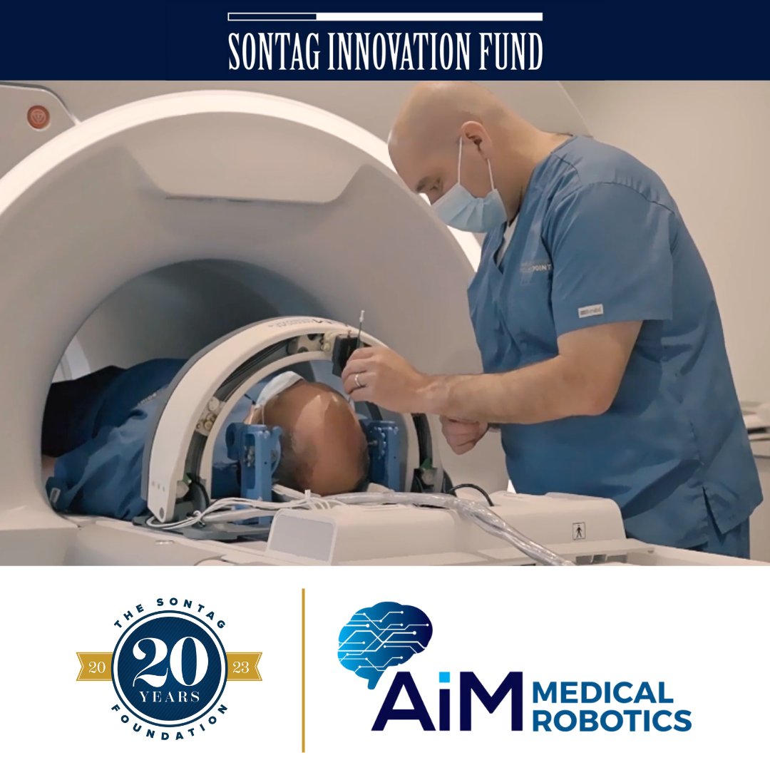 The Sontag Foundation (@sontagfdn) on Twitter photo Our mission is to make a difference by investing and supporting companies that will have a long-lasting impact. One such company is AiM Medical Robotics, a startup developing an MRI compatible neurosurgical robot. š§
Learn more about <a href="/AiMMedRobotics/">AiM Medical Robotics</a> here bit.ly/3KpoAaO Our mission is to make a difference by investing and supporting companies that will have a long-lasting impact. One such company is AiM Medical Robotics, a startup developing an MRI compatible neurosurgical robot. š§
Learn more about <a href="/AiMMedRobotics/">AiM Medical Robotics</a> here bit.ly/3KpoAaO