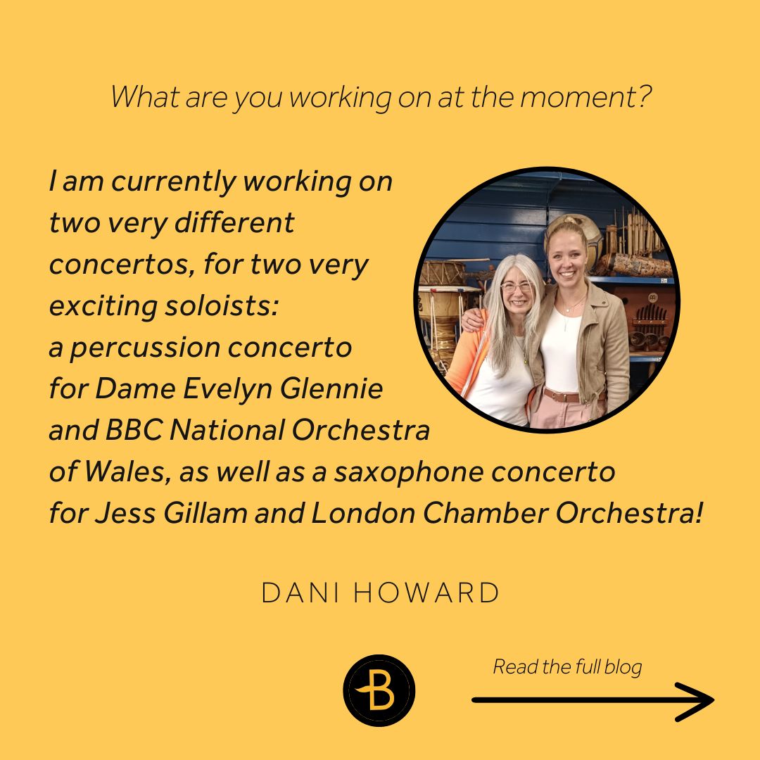 Our latest Birdsong blog interviewee is <a href="/DaniHoward6/">Dani Howard</a>! 🤩

Dani chatted to us about her musical role models, new opera 'The Yellow Wallpaper', upcoming collabs with <a href="/DameEvelyn/">Evelyn Glennie</a> and <a href="/JessGillamSax/">Jess Gillam</a>, and much more 🎵

Read the full blog 👇
ow.ly/uQhG50PFsPI
<a href="/HarrisonParrott/">HarrisonParrott Group</a>