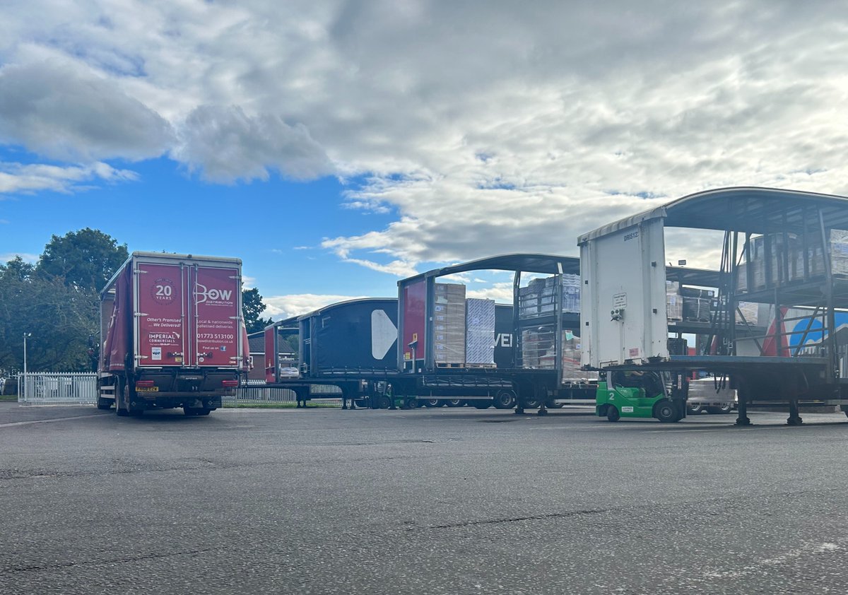 We're always working hard to ensure we deliver your pallets on time, every time!

If you need your pallets delivered across the nation, contact us:

Telephone: 01773 513100
Email: sales@bowdistribution.co.uk
Website: bowdistribution.co.uk