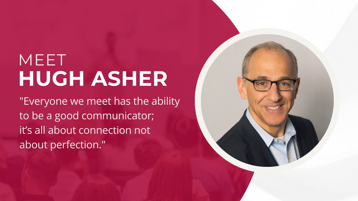 Hugh Asher, Speechworks Communication Coach, draws upon his wide range of past professional experience to provide a unique and well-rounded approach to coaching that is both charismatic and polished: bit.ly/3Yhp0pe. 
#SpeakingCoach #CommunicationCoach