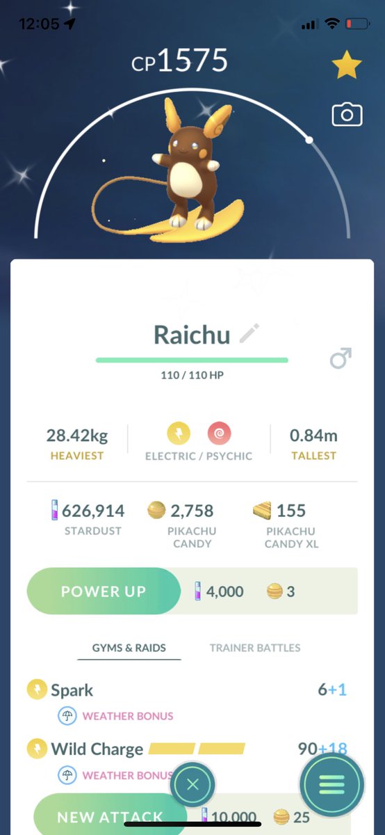 easel_weasel's tweet photo. First Shiny post Go Fest!! I’m so happy I finally got this one, even if the IVs aren’t good! 

#pokemonGo #PokemonGOApp #PokemonGOFest2023 https://t.co/B2BT5n3LJ4