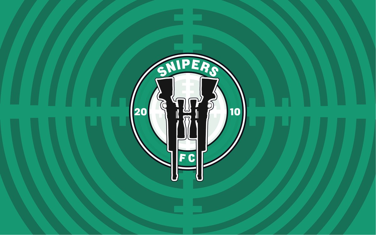 veesuali's tweet photo. Been a while since the last time I designed a logo, here's Snipers F.C. logo concept by me. Created using Adobe Illustrator. https://t.co/dYq33hf9cH